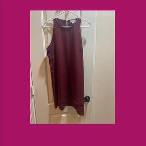 Classy Maroon shift dress